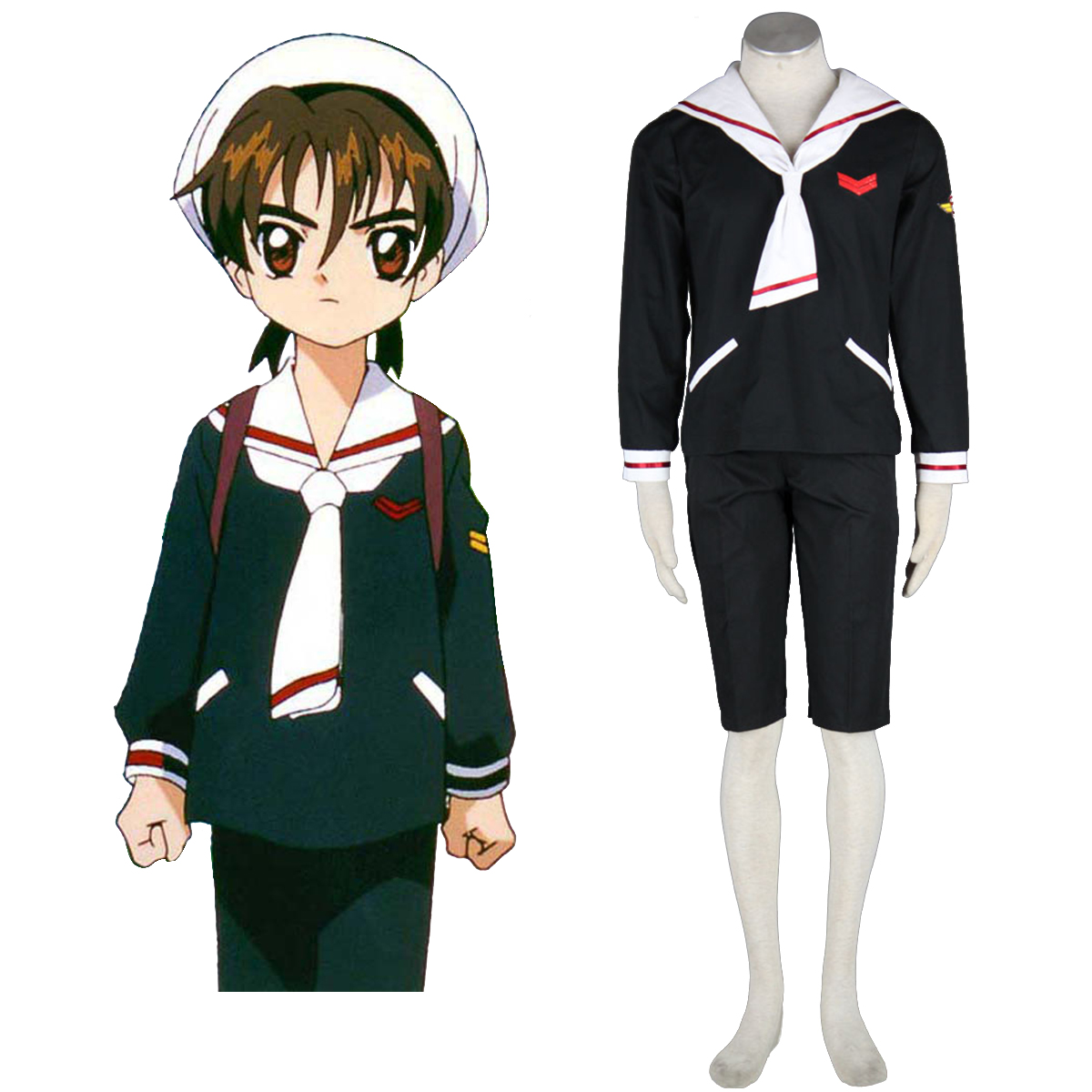 Cardcaptor Sakura Syaoran Li 2 Cosplay Kostymer Online Butikken