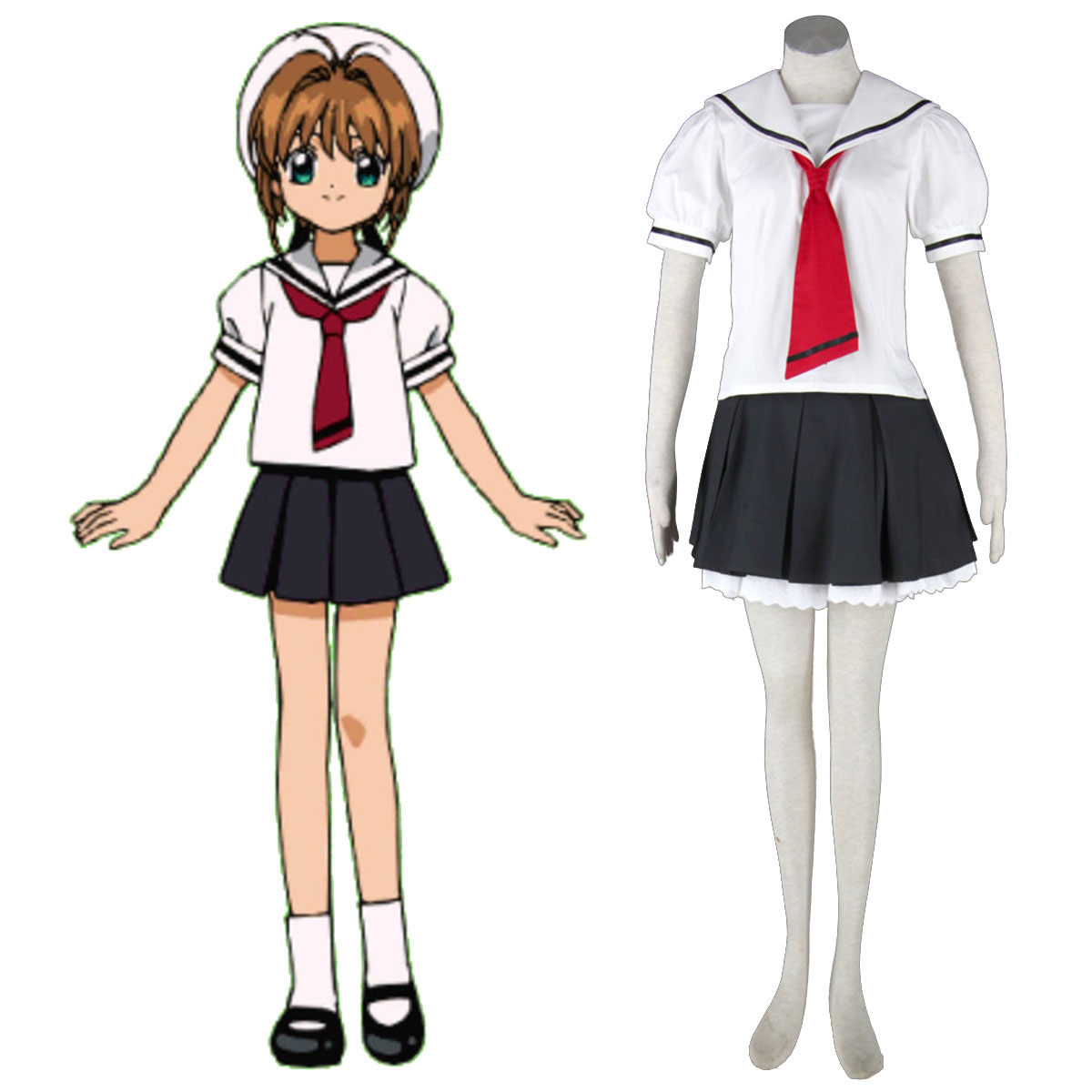 Cardcaptor Sakura Kinomoto Sakura 7 Cosplay Kostymer Online Butikken