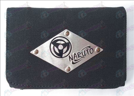 Naruto skrive runde øyne Hvitt lerret lommeboken