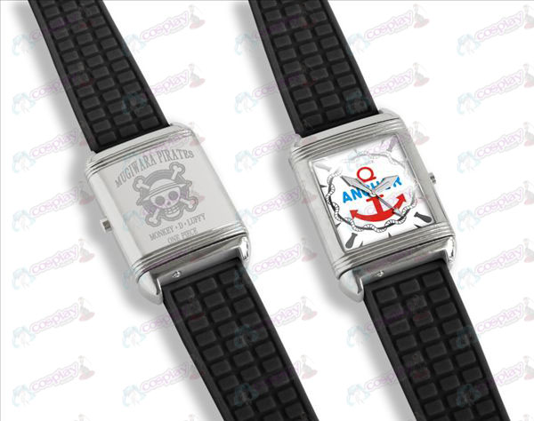 Dual bokstavelig flip klokker (Luffy)