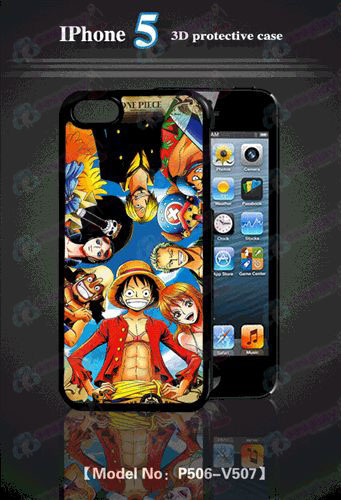 3D mobiltelefon shell Apple 5-One Piece Tilbehør