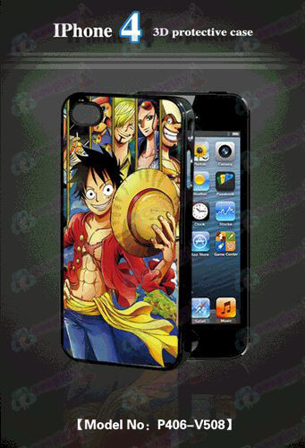 3D mobiltelefon shell Apple 4-One Piece Tilbehør-2