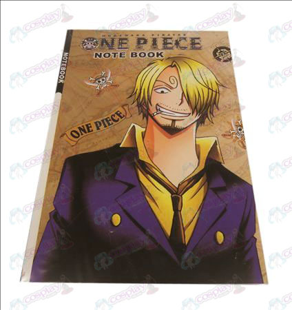 Sanji One Piece Tilbehør Notebook