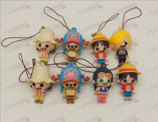8 modeller One Piece Tilbehør Doll Mobile stropp (tre styring) bevegelig