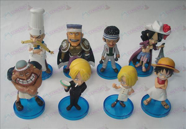 8 modeller One Piece Tilbehør dukke vugge