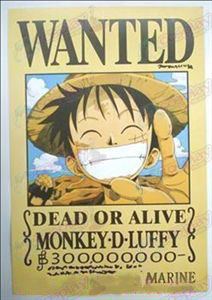 Litt One Piece Tilbehør garanterer preget plakat sett (11 / sett)