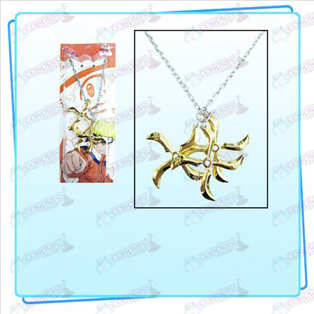 Naruto dart tre lastet Necklace (Gold)