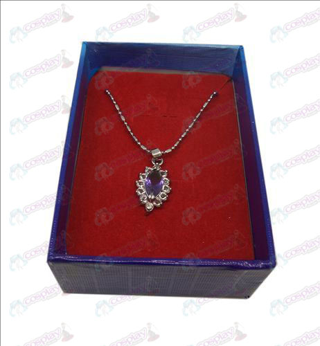 D eske Svart Butler Tilbehør Diamond Necklace (Purple)