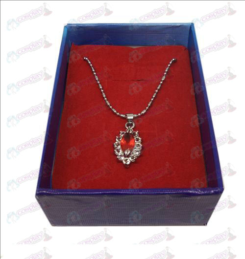 D eske Svart Butler Tilbehør Diamond Necklace (Rød)