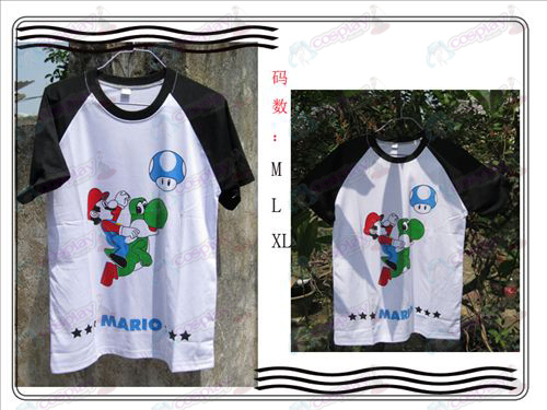Super Mario Bros Tilbehør Svart T-shirt