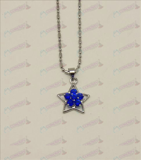 Blister Lucky Star Tilbehør Diamond Necklace (Blå)