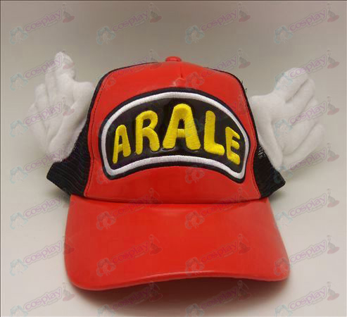 D Ala Lei hat (rød - sort)