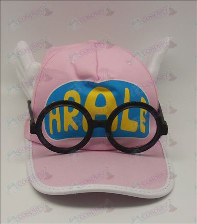 Ala Lei hat + briller (rosa)