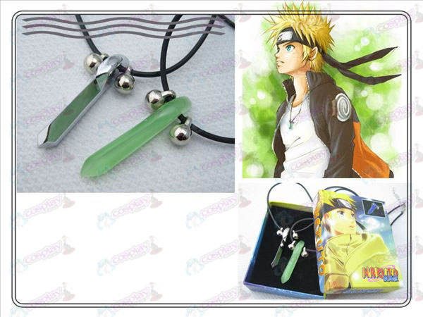 Naruto Yugen Necklace (grønn + metallic farge)
