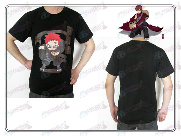 Naruto Gaara T-skjorte (svart)