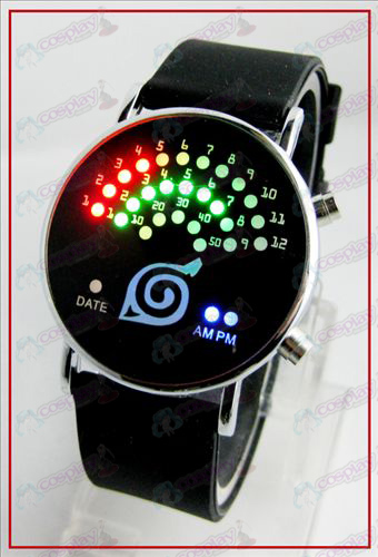 Fargerike koreansk fan LED klokker - Konoha