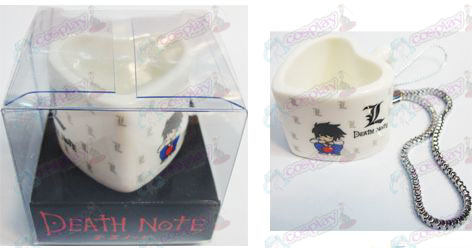 Death Note Tilbehør Strap hjerteformede keramisk kopp