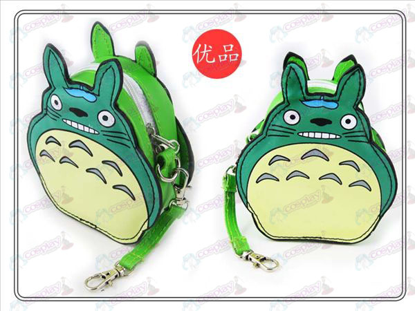 II My Neighbor Totoro Tilbehør Purse (grønn)