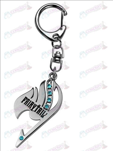 Fairy Tail nøkkelring med Diamond (Blue Diamond)