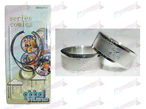 Gin Tama Tilbehør Frosted Ring Necklace - Rope