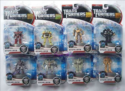 Ekte åtte Transformers Tilbehør karakter segl
