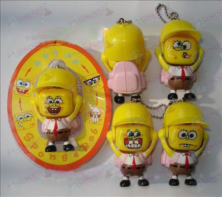 Spongebob Squarepants Tilbehør ansikt dukke ornamenter (a) pulver pakker