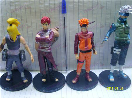 Ultra-farget fire grunnmodeller Naruto Doll