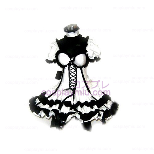 Haruhi Suzumiya Black Dress Lolita Cosplay Kostymer