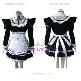 Gothic Lolita Svart cosplay kostyme