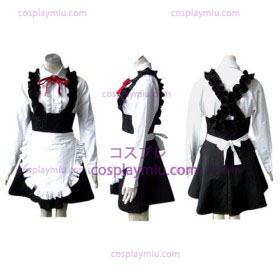 Svart Lolita cosplay kostyme