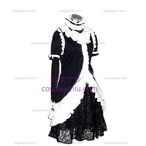 Princess Princess Black Dress Lolita Cosplay Kostymer