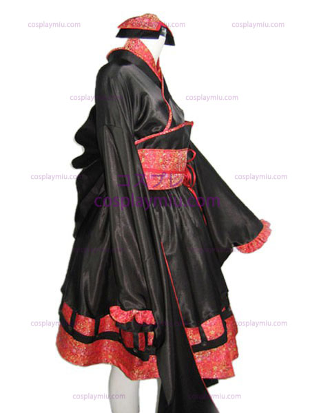 Gothic Lolita japansk SD svart cosplay kostyme