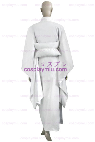 Hvit Kill Bill O-Ren Ishii Kimono Cosplay Kostymer