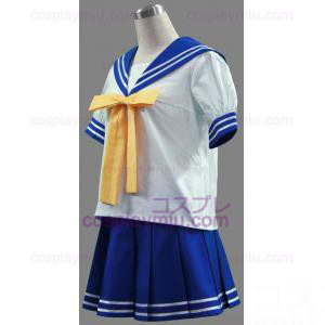 Lucky Star Sakura School Girl Summer School Uniform Cosplay kostyme