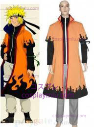 Naruto Uzumaki Naruto Cosplay kostyme - sjette Hokage Edition