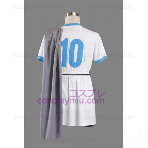Inazuma Eleven Hvit fotball Uniform Cosplay Kostymer
