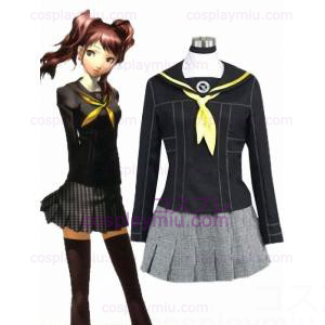 Shin Megami Tensei: Persona 3 Gekkoukan High School Kvinne Uniform Cosplay kostyme