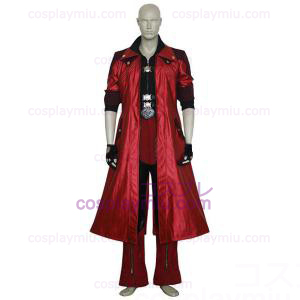 Devil May Cry IV 4 Dante Cosplay Kostymer