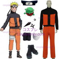 Naruto Pre-Shippuden Uzumaki Naruto Cosplay Kostymer