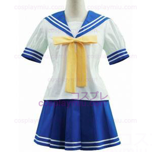 Lucky Star Ry ㄸ ㄽ ㄸ ㄽ Academy jente Summer Uniform Cosplay Kostymer