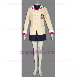 Clannad Osaka Grønn Achievement Badge Cosplay Kostymer