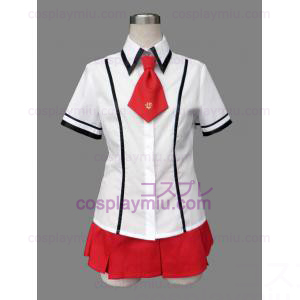Baka til Test til Shoukanjuu jente Summer Uniform Cosplay Kostymer