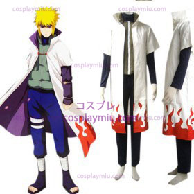 Naruto Minato Namikaze Fourth Hokage Cosplay Kostymer