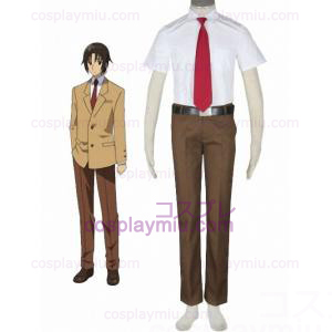 Seitokai Yakuin Domo-menn Summer School Uniform 65% Cotton 35% Polyester Cosplay Kostymer