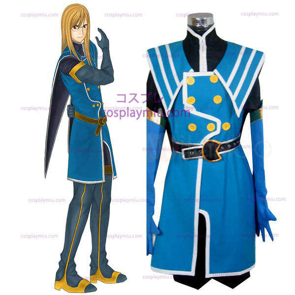 Tales of the Abyss Jade Curtiss Halloween Cosplay Kostymer
