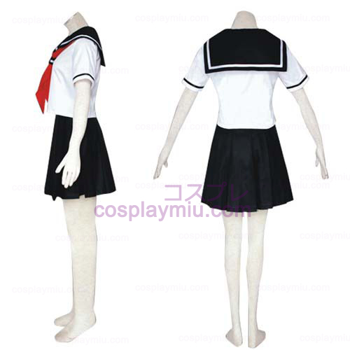 Hell Jente Ai Enma sommeren skoleuniform cosplay kostyme