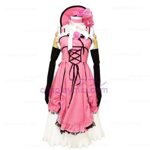 Pink Svart Butler Cosplay Kostymer