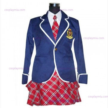 Svart Butler skoleuniform cosplay kostyme