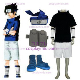 Naruto Sasuke Uchiha Cosplay Kostymer og tilbehør