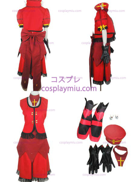 Magical Jente Lyrical Nanoha A sin cosplay kostyme